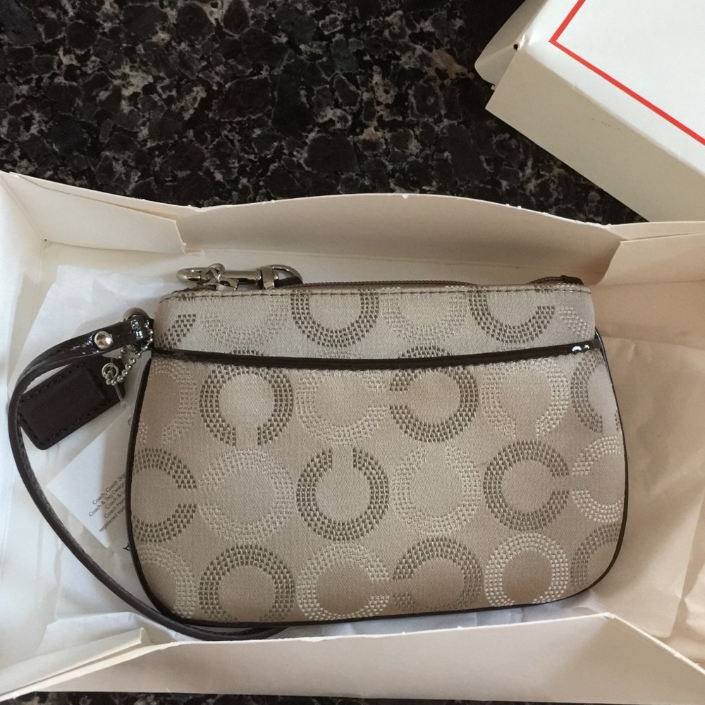 Authentic Signature Coach Wristlet - Picture 2 of 2